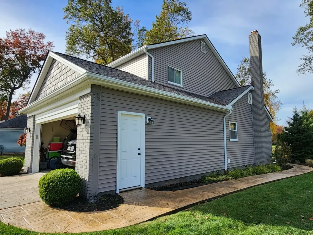 Roof replacement, siding, and new gutters in Westlake by Biltmore Exteriors