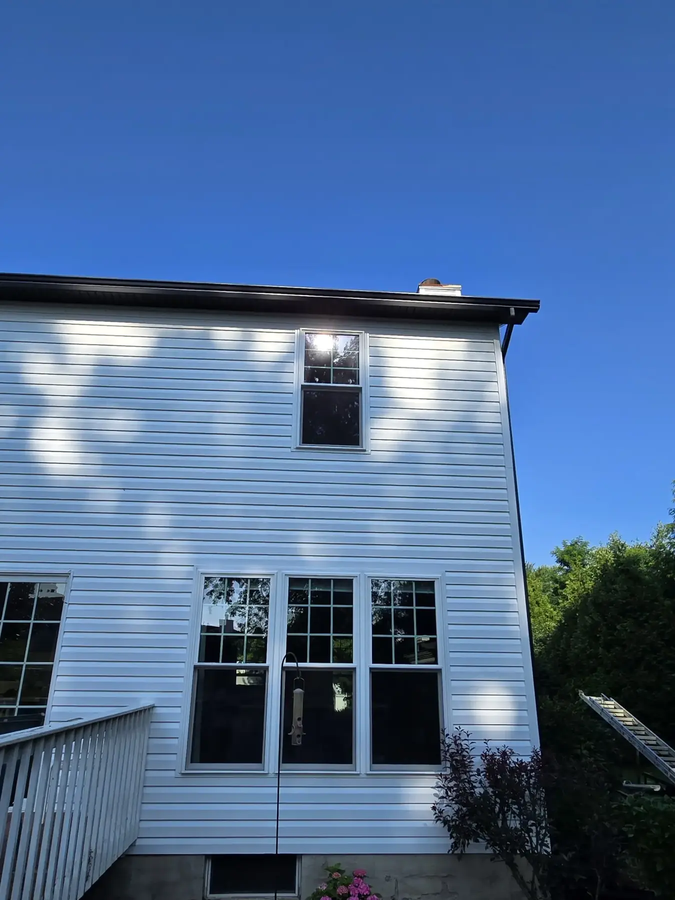 Siding, soffit, gutters, new windows and new garage door (not pictured)