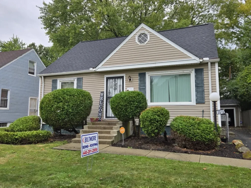 Roof replacement in Cleveland by Biltmore Exteriors