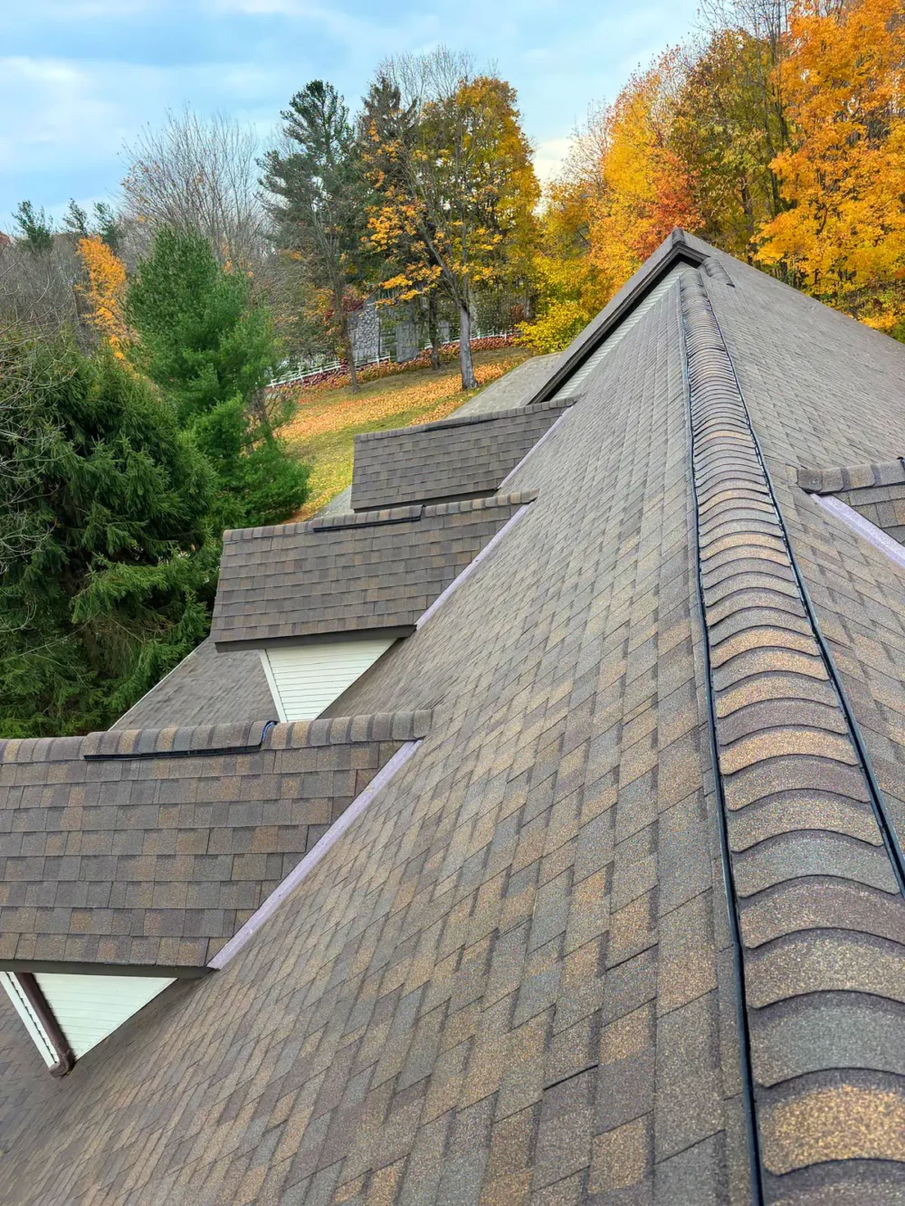 Roof replacement by Biltmore Exteriors